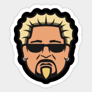 Guy fieri///Vintage for fans Sticker